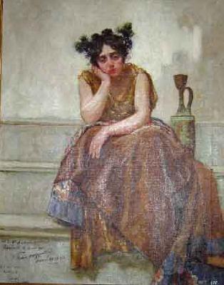 Juan Luna Figura femenina oil painting picture